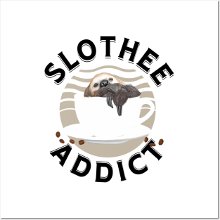 Sloth Lover - Coffee Pun Posters and Art